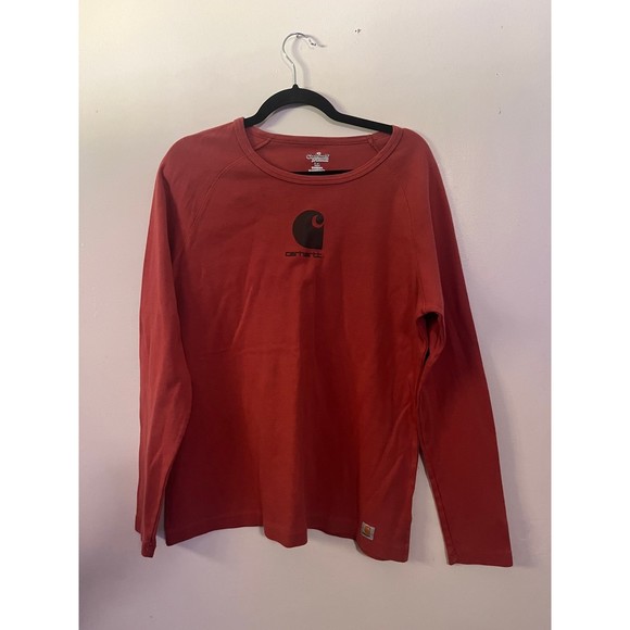 Carhartt Tops - Carhartt WK020 - Women's Long-Sleeve "C" Logo T-Shirt Size XL